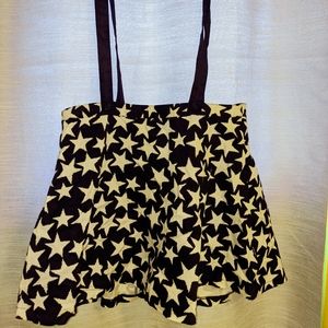 Skirt with a suspenders